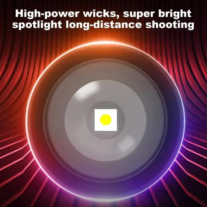 Survival LED flashlight with emergency power function – Safe through any situation