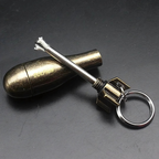 Waterproof Flint Fire Starter Keychain with Bottle Opener for Camping