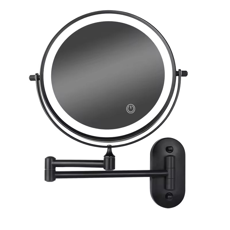 Cosmetic Mirror VisoGlow | 3 Light Colors | 3x Magnification | Wireless & Rechargeable