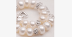Silver and Pearl Bracelet
