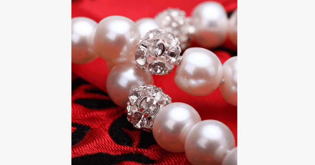Silver and Pearl Bracelet