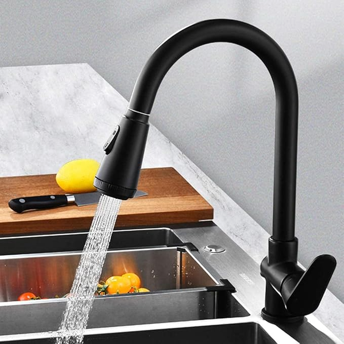 SwiftFlow Modern Faucet Pull-Out Spray Sensor