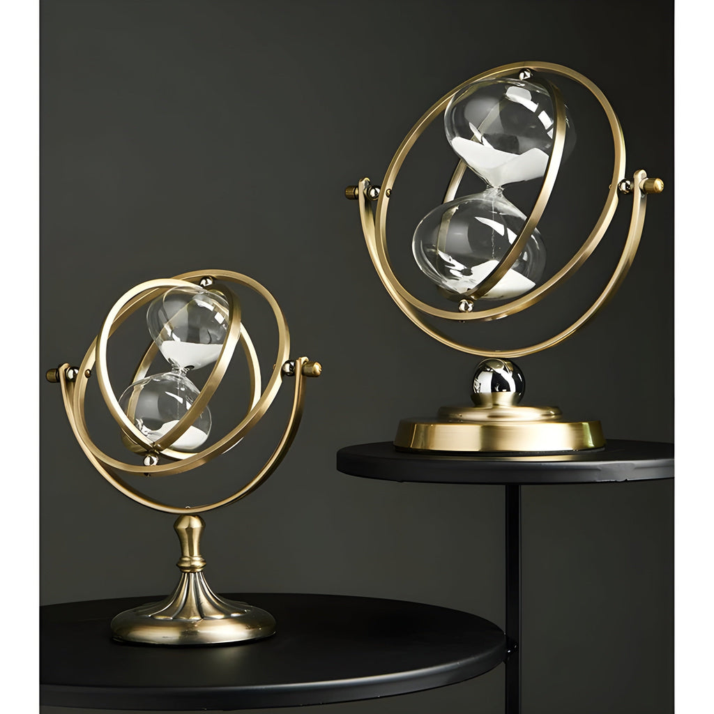 Elegant Hourglass with Calming Sand Flow and Style