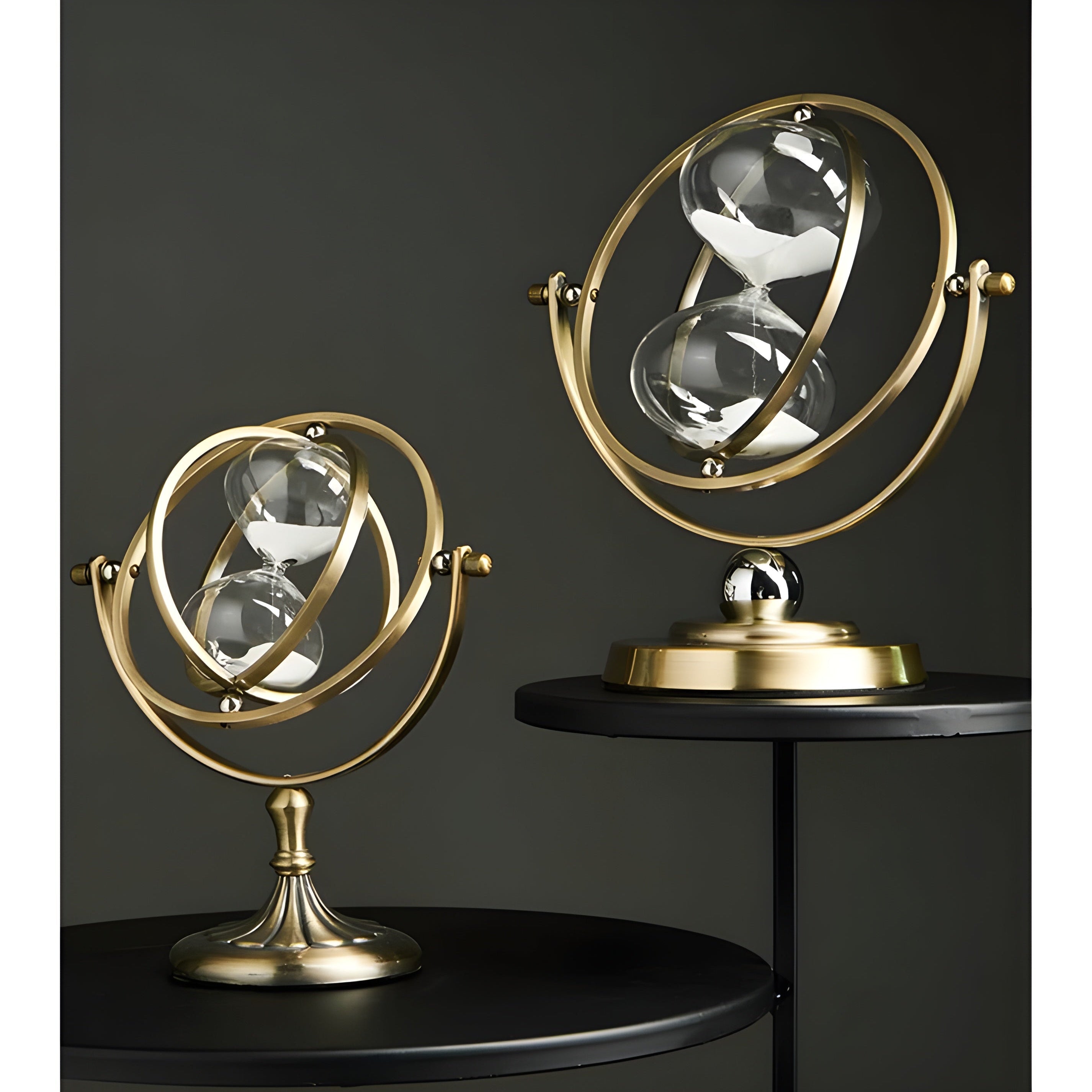 Elegant Hourglass with Calming Sand Flow and Style