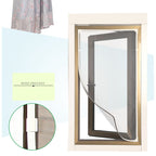 DIY window with magnetic screen