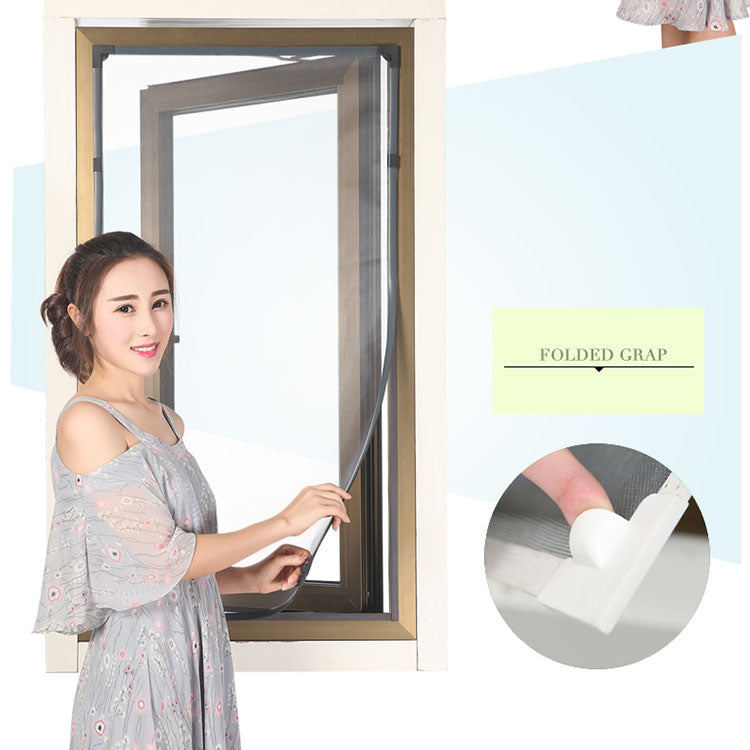 DIY window with magnetic screen
