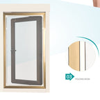 DIY window with magnetic screen