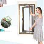 DIY window with magnetic screen