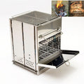 Portable Stainless Steel Folding Grill Charcoal Grill Grill Outdoor Camping Wood Stove