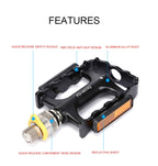 PROMEND Quick Release Ultralight Aluminum Alloy Bearing Bike Pedals