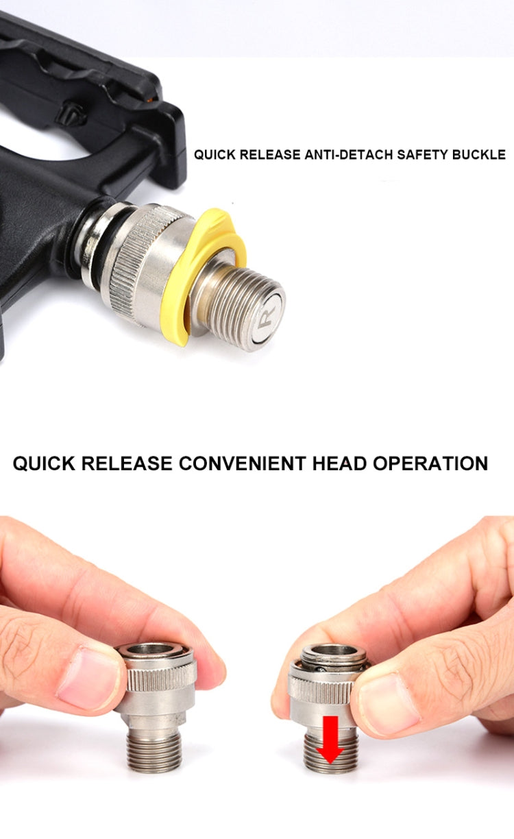 PROMEND Quick Release Ultralight Aluminum Alloy Bearing Bike Pedals