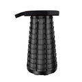 Outdoor Portable Folding Telescopic Plastic Stool Camping Fishing Garden Stool (Black)