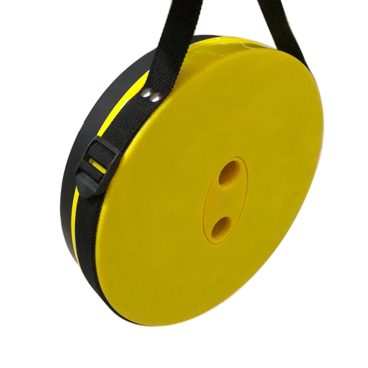 Outdoor Portable Collapsible Telescopic Plastic Stool Camping Fishing Garden Stool (Yellow)
