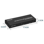 FJGEAR FJ-4K204 2 In 4 Out HD 4K Audio HDMI Switch Distributor, Plug type: EU plug