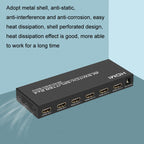 FJGEAR FJ-4K204 2 In 4 Out HD 4K Audio HDMI Switch Distributor, Plug type: EU plug