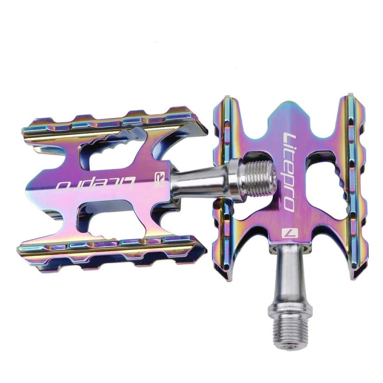 Litepro Ultralight Folding Bicycle Pedal K3 Bicycle Pedal, Color: Galvanized Colored