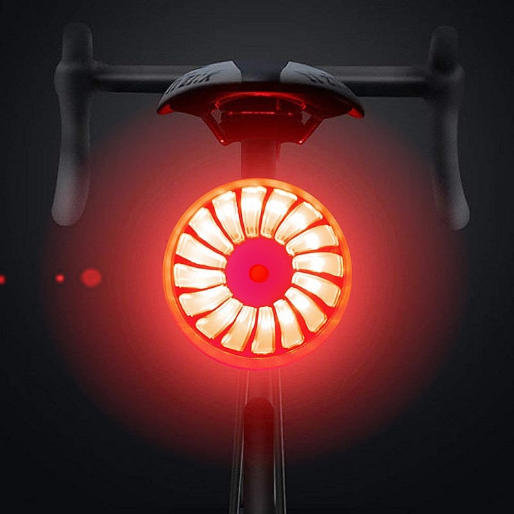Bicycle Smart Sensor Brake Light USB Taillight Warning Light (Titan)