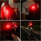 Bicycle Smart Sensor Brake Light USB Taillight Warning Light (Titan)