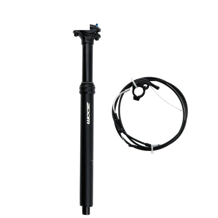 ZOOM Bike Cable Controlled Hydraulic Suspension Seatpost Mountain Bike Seat Post, Size: 30.9mm, Specification: 400mm Internal Routing