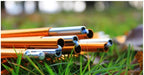 2 Pieces Outdoor Camping Tent Poles Aluminum Alloy Tent Rods Tent Support Poles Tent Accessories