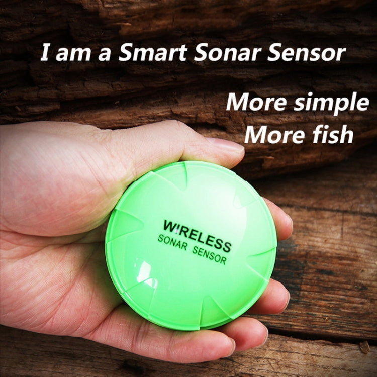 Fish Finder Wireless Mobile Phone Sonar Fish Finder APP Underwater Fish Finder Fishing Fishing Accessories (Green)