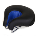 Noseless Bike Saddle Mountain Bike Thick Soft Padding (Blue)