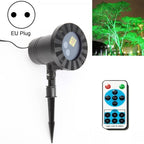30W Remote Control Outdoor Waterproof Laser Light Garden Decoration Lawn Lamp, green light + red light (UK plug)