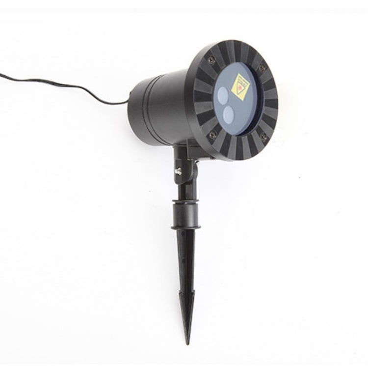 30W Remote Control Outdoor Waterproof Laser Light Garden Decoration Lawn Lamp, green light + red light (UK plug)