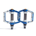 MPEDA Mountainbike Platform Pedal Ultra-Light Aluminum Alloy Non-Slip Platform Pedal, Size: 930(White Blue)