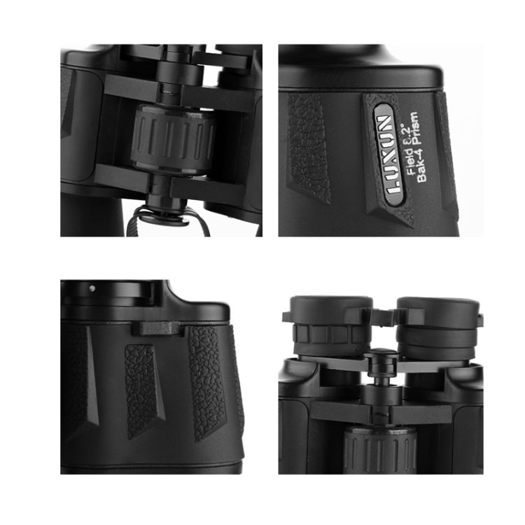 Luxun 20X50 Outdoor Binoculars Low Light Night Vision Non-Infrared High Performance Binoculars (Olive Green)