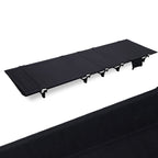 CLS Outdoor Lightweight Folding Bed Camping Simple Leisure Bed (Black)