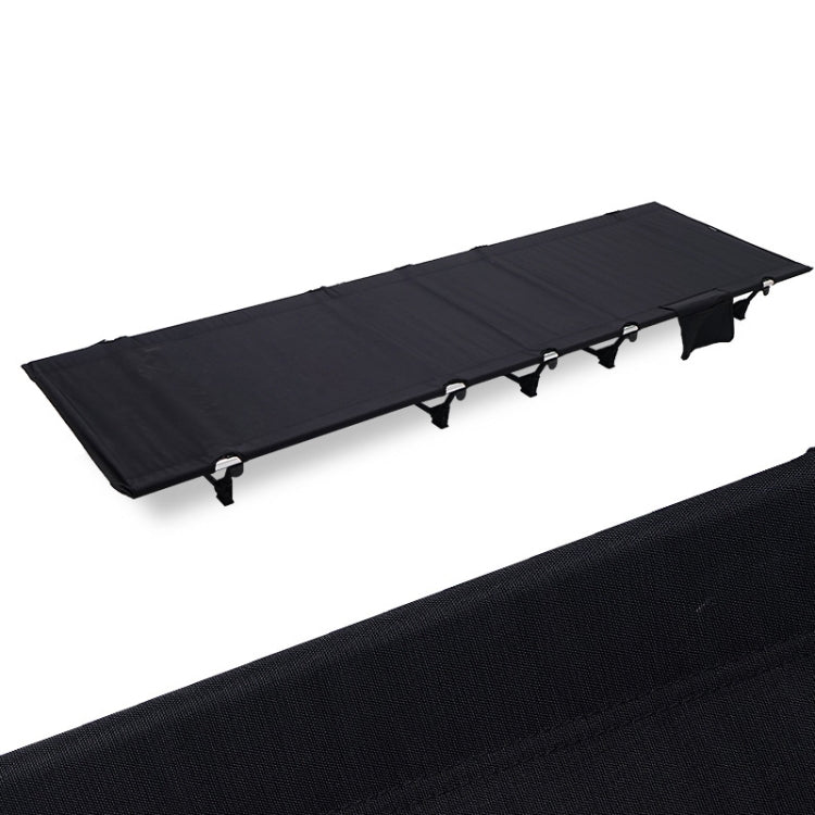 CLS Outdoor Lightweight Folding Bed Camping Simple Leisure Bed (Black)
