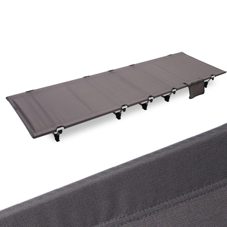 CLS Outdoor Lightweight Folding Bed Camping Simple Leisure Bed (Gray)