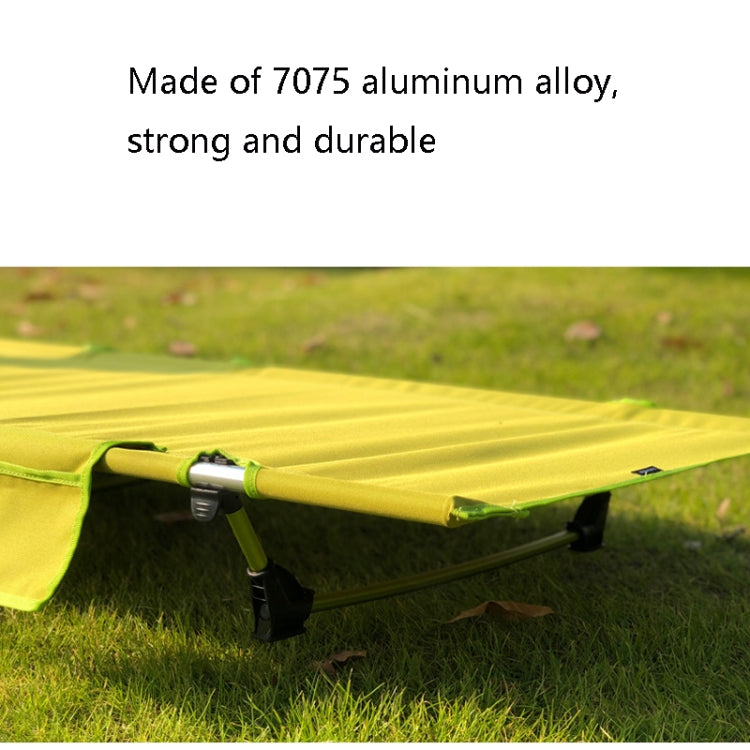 CLS Outdoor Lightweight Folding Bed Camping Simple Leisure Bed (Gray)