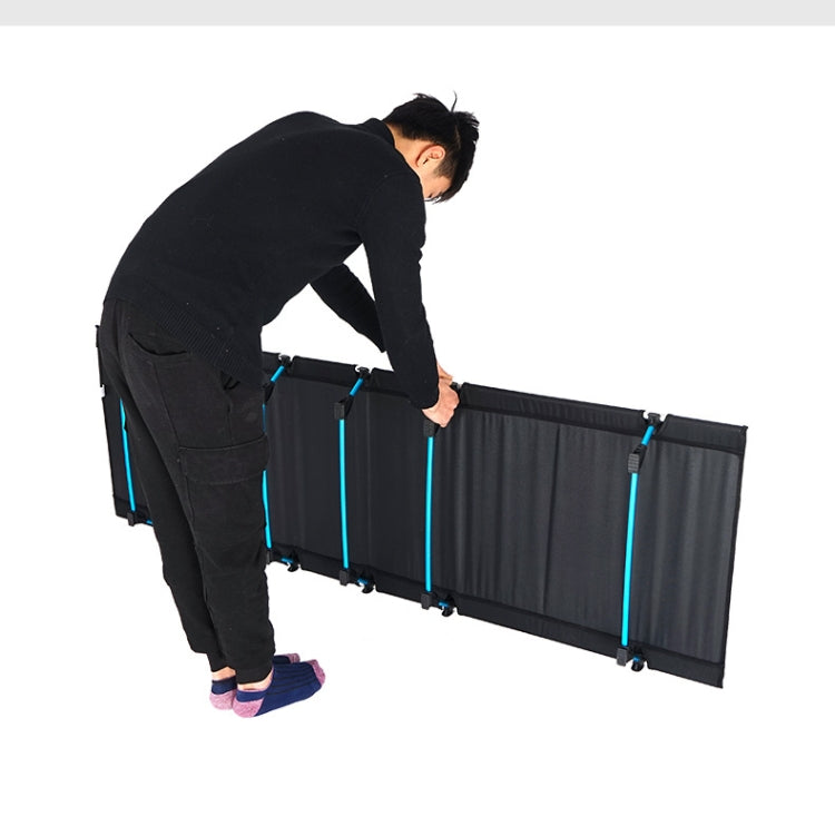 CLS Outdoor Lightweight Folding Bed Camping Simple Leisure Bed (Black)