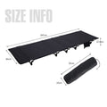 CLS Outdoor Lightweight Folding Bed Camping Simple Leisure Bed (Gray)
