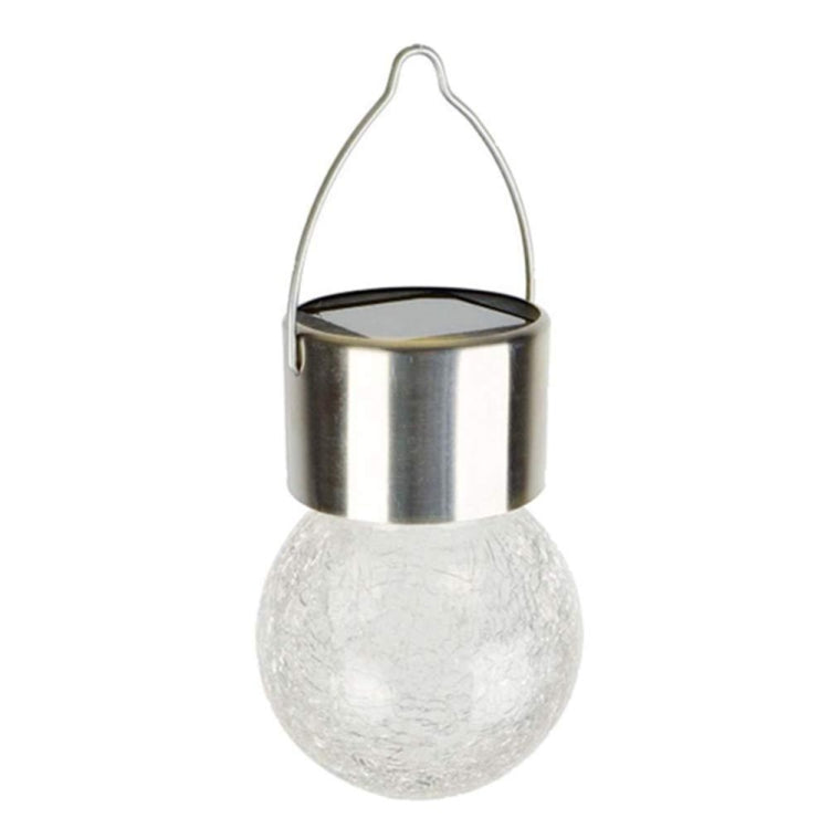 12 PCS Snap Ball Solar Chandelier Outdoor Garden Courtyard Holiday Decorative Light with Clip (Warm White Light)