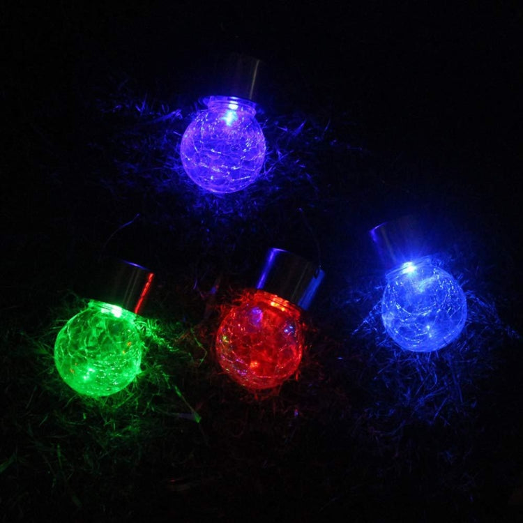 12 PCS Snap Ball Solar Chandelier Outdoor Garden Courtyard Holiday Decorative Light with Clip (Warm White Light)