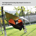 Strut-Mosquito-Net-Hammock Diamond-Sunshade-Set Outdoor Camping Automatic Quick-Open Anti-Mosquito-Hammock-Shelter-Set (Army Green)