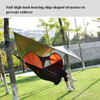 Strut-Mosquito-Net-Hammock Diamond-Sunshade-Set Outdoor Camping Automatic Quick-Open Anti-Mosquito-Hammock-Shelter-Set (Army Green)