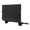 For Samsung Galaxy Book 4 360 15.6 Inch Leather Laptop Anti-Fall Protective Case with Stand (Black)