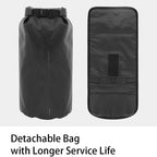 SAHOO 11L Enlarged Bicycle Front Bag Mountain Bike Clip Mesh Waterproof and Wear-resistant Handlebar Bag (Black)