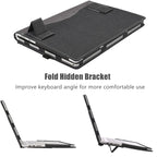 For Samsung Galaxy Book 3 360 13.3 Inch Leather Laptop Anti-Fall Protective Case with Stand (Wine Red)