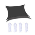 Outdoor Garden Sun Sail waterproof Anti-UV Pavilion, Size: 3m x 3m (Black)