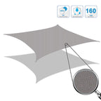 Outdoor Garden Sun Sail waterproof Anti-UV Pavilion, Size: 3m x 3m (Black)