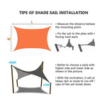 Outdoor Garden Sun Sail Waterproof Anti-UV Roof, Size: 4m x 4m (Green)