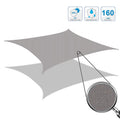 Triangular Outdoor Garden Sunshade Sail Waterproof Anti-UV Awning, Size: 3m x 3m x 4.3m (Green)