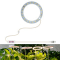 LED Plant Growth Lamp Full Spectrum Intelligent Timer Indoor Fill Light Ring Plant Lamp, Power: One Head (Sunshine)