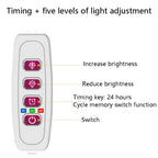 LED Plant Growth Lamp Full Spectrum Intelligent Timer Indoor Fill Light Ring Plant Lamp, Power: One Head (Sunshine)
