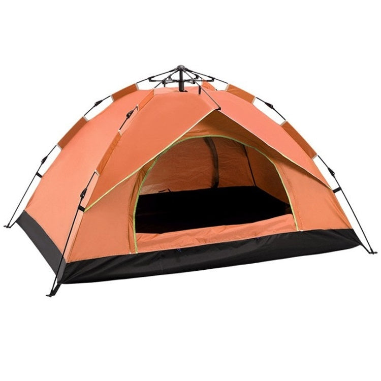 TC-014 Outdoor Beach Travel Camping Automatic Spring Multi-Person Tent For 2 Persons (Orange)